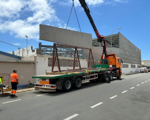 Montaje de placas macizas