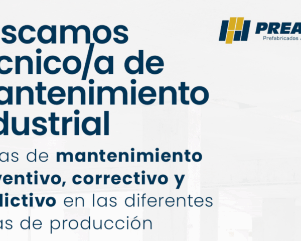 Buscamos técnico/a de mantenimiento industrial